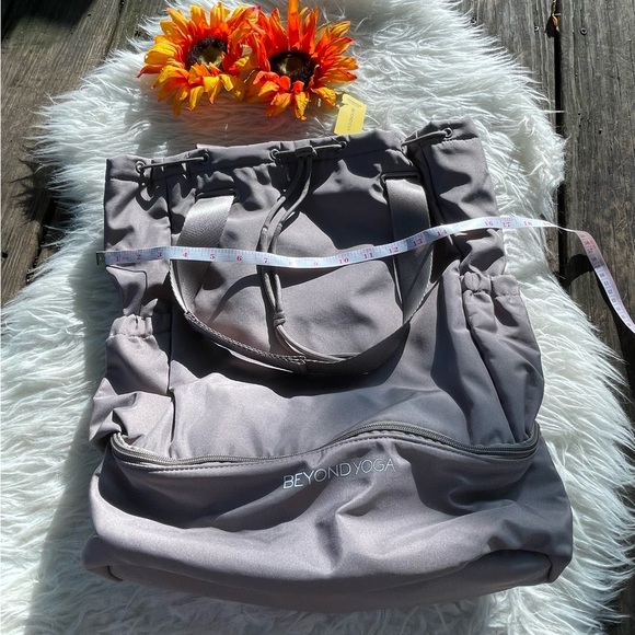 Beyond Yoga Gray Backpack main image 6